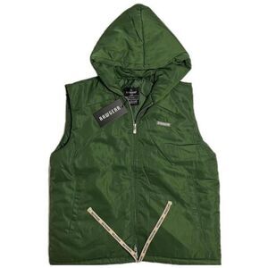 RAWGEAR - NWT - M Sz M - Insulated Zip-Front Puffer Hoodie Vest (Gilet) in Green